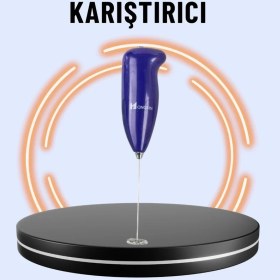 Resim TE Dükkan Buğz Portatif Kahve Köpürtücü – Latte, Cappuccino, Milkshake ve Puding Yapıcı 