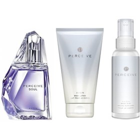 Resim Avon Persive Soul Kadın Parfümü, Perceive Vücut Losyonu Ve Perceive Roll On (üçlü Set) 