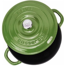 Resim Lava Döküm Yuvarlak Tencere Döküm Demir Kapak New Heritage Serisi Çap(Ø)26cm. 