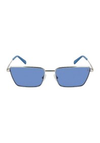 Resim Calvin Klein Jeans Ckj 22217s 721 58 Unisex Dikdörtgen Altın Metal Güneş Gözlüğü 