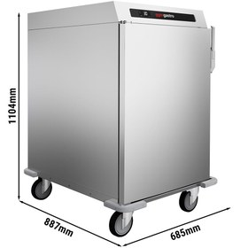 Resim Banket Arabası Premium - Sıcak - 6x GN 2/1 veya 12x GN 1/1 - Dijital 