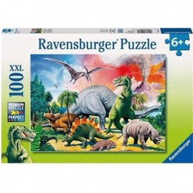 Resim Ravensburger 100 Parça Puzzle Dinozorlar 109579 