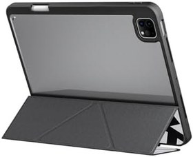 Resim İpad Pro 11 2024 - Pro 11 2025 M5 ile Uyumlu Kılıf SkinArma Holografik Tasarımlı Arkası Şeffaf Magnetik Kira Kobai Kılıf Gümüş 