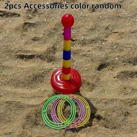 Resim 2'li Yığın Halkaları Oyun Seti, İç Mekan & Dış Mekan Parti Aile Etkileşimli Oyuncak, Plastik, Elektrik Gerektirmez, Tüysüz, Cadılar Bayramı & Noel Hediyeleri İçin İdeal 