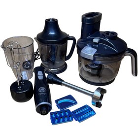 Resim Dn 1283 OmegaMax 1500W Çok Fonksiyonlu 10 Parça Mega Set - Çift Hazneli SİYAH 