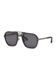 Resim Phılıpp Pleın Spp10 0584 55-23-145 Unisex Güneş Gözlüğü Siyah 