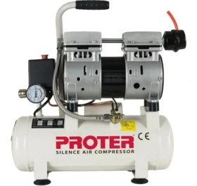 Resim Proter PROTER 9 Litre Sessiz Ve Yağsız Hava Kompresörü PR 9 S 