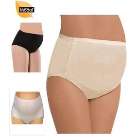 Resim Melisticaret 6 Adet Belinay Modal Bayan Hamile Koton Lohusa Külot 055 