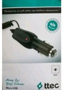 Resim Ttec Micro Usb Araç Şarj Cihazı Işıklı 