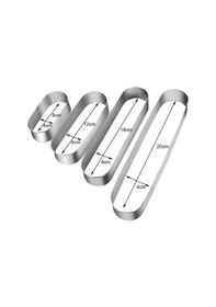 Resim Narkalıp Baton Kek Kalıbı 4 Lü Takım 