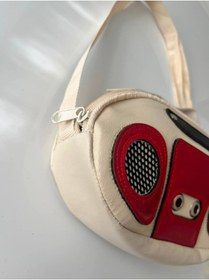 Resim İYİGÜN Retro Radyo Tasarımlı Eğlenceli Müzik Temalı Kız Çocuk Omuz Çantası 