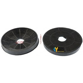 Resim Teka Aspiratör & Davlumbaz Karbon Filtresi 13.5cm 