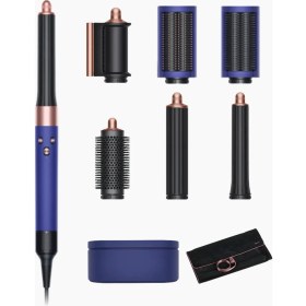 Resim NIXCON Airwrap Complete Long Saç Şekillendirici (Dyson Airwrap ) Vinca Blue Rose + Çanta 