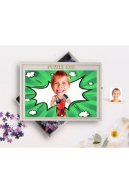 Resim Bk Gift Kişiye Özel Çocuk Kick Box Karikatürlü 1000 Parça Profesyonel Puzzle-1 