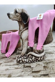 Resim gogo bici Meriç Bebe Düğme Detaylı Fitilli Bebek Triko Tayt 