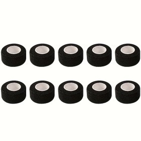Resim 12 Rulo Kendinden Yapışkanlı Elastik Bandaj Sarma - Büyük 5cm/1.97in Lateks İçermeyen Destek Bandı Diz, Ayak Bileği, Kalça & Baldır için - Spor Yaralanması Önleme, Antrenman İyileşmesi, Dövme Bakımı (Mavi/Siyah), Diz ve Ayak Bileği Desteği, Esnek Destek, Cilt Dostu Kumaş 