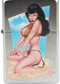 Resim Zippo Çakmak Beach Girl 