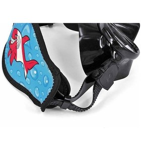 Resim BestDivers Maske Arkalığı WHALE Neopren Siyah 