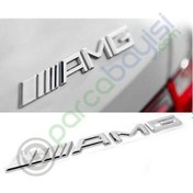 Resim Amg Metal 3D Amblem Monogram Logo Orjinal Kalite 