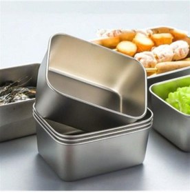 Resim Paslanmaz Çelik Saklama Kabı 