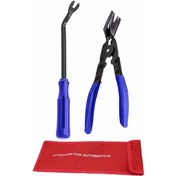 Resim Yunboo 3'lü Otomobil Montaj Araç Seti: Mangan Çelik Kilitleme Pense, Panel Ayırıcı Ve Saklama Çantası - Mavi 