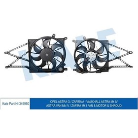 Resim KALE 349980 FAN MOTORU + DAVLUMBAZ ASTRA G 