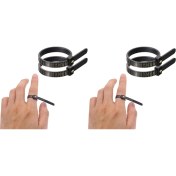 Resim Explosion1 2x Halka Boyut Aracı Kit Parmak Boyutu Ölçüm Aracı Mücevher Pilisiz Bezi (Yurt Dışından) 