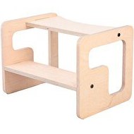 Resim Mamatoyz Step In Box Natural Color Ahşap Açık Kahverengi Kule Çocuk Basamağı 