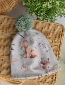 Resim Unisex Froest Kadife Ponpon Kalın Kaşkorse Bere - 4-6 Yaş 