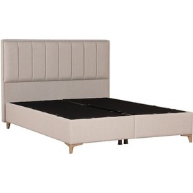 Resim Kilim Mobilya Gold Therapy İkili Set (Sandıklı Baza + Başlık) 180x200 Krem 