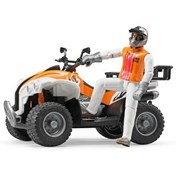 Resim Bruder Atv Aracı ve Sürücüsü 