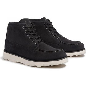 Resim Timberland Tb0a6cep Britton Mills Mid Lace Up Chukka Boot Süet Siyah Erkek Bot Süet Siyah 