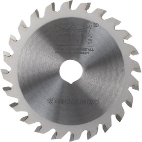Resim Teknik Testere König 125X3,1-4,1X20 Z 24 Diş Elmas Uçlu Çizici Testere 