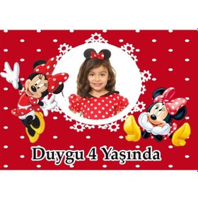 Resim Minnie Kırmızı Magnet 16 Magnet +3 