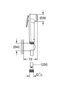 Resim Grohe Duş Seti Brushed Cool Sunrise - 27513gn1 
