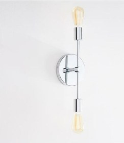 Resim Mylights Modern Krom Aplik Ikili Duvar Lambası E27 Diğer 