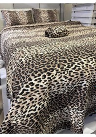 Resim Leopar Desenli Battal Boy Pike 220x240 Cm Cesur Tarz, Hafif Konfor Çok Renkli 