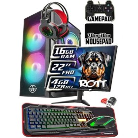 Resim WarboX Rott 16gb Ram X5650 İşlemci 256gb SSD R7 240-4gb E.kartı 22" Monitör Gaming Takım Bilgisayar 
