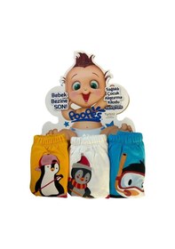 Resim 3'lü Alıştırma Külodu 3'lü Sporcu Penguenler 