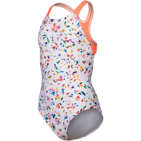Resim Confetti Swimsuit Swim Pro Back Çocuk Beyaz Yüzücü Mayosu 009089750 