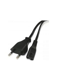 Resim 1.5 Metre C8 Teyp Işıldak Fişi Power Güç Kablosu Teyp Fişi 2X0.75 