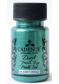 Resim Cadence Dora Metalik Boya 50Ml - 141 Zümrüt Yeşili 