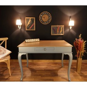 Resim Wooding 100 cm Çekmeceli Masif Çalışma Masası 