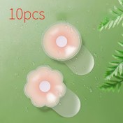 Resim 10 Paket Silikon Nipel Kapakları 6.5 cm, Görünmez Göğüs Kaldırma Bandı, Kaymaz Pastalar, Düz Renkli Sütyen Aksesuarları, %100 Silikon, Elde Yıkanabilir 