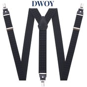 Resim Dwoy Hakiki Deri Bağlantılı Pantolon Askısı 