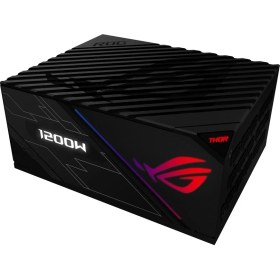 Resim ASUS 1200W 80+ PLATINUM ROG THOR 1200P 13.5cm Fanlı Tam Modüler Power Supply Japon Kapasitör 