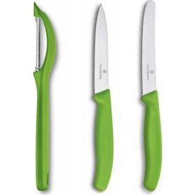 Resim Victorinox Yeşil Soyacak ve Soyma Bıçak Seti 