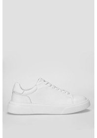 Resim Lufian Tommy Erkek Deri Sneaker Ayakkabı 112230222 Beyaz 