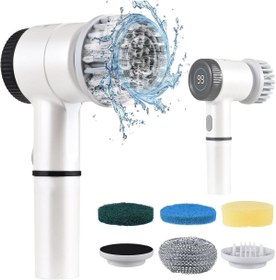 Resim Mioji Mio CB160 Yeni Nesil 2000mAh Şarjlı Çok Amaçlı Temizlik Fırçası - Beyaz 