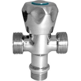 Resim Çift Su Girişli Çamaşır ve Bulaşık Makine Musluğu 